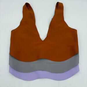 PARADE Deep Plunge Seamless Pullover Bralette Bundle (3) Size C2 / US 36 DD / F